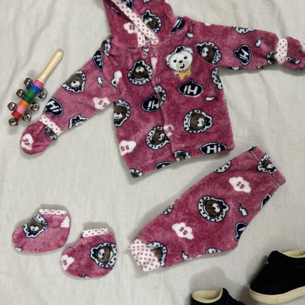 Pink Winter Suit Set