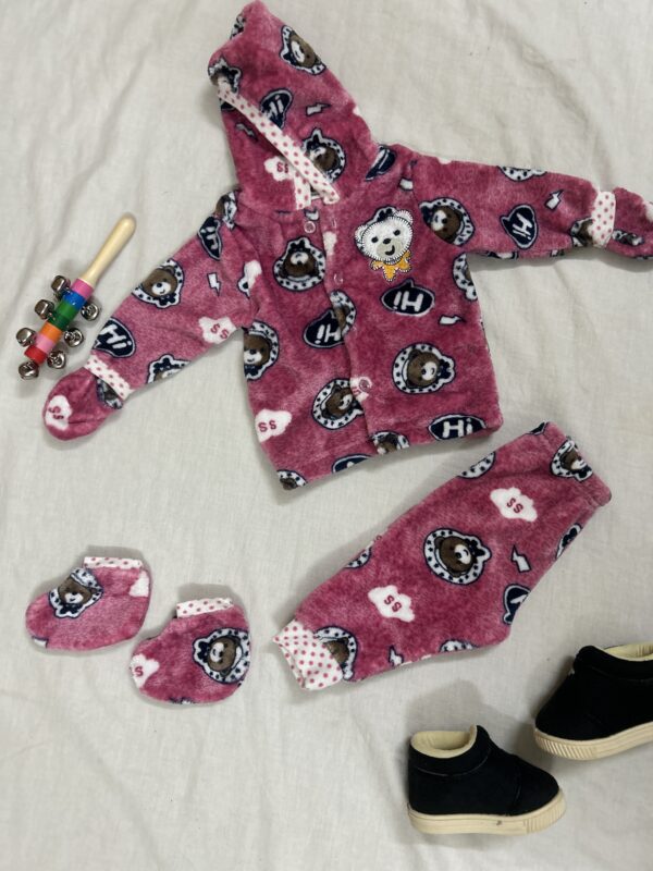 Pink Winter Suit Set