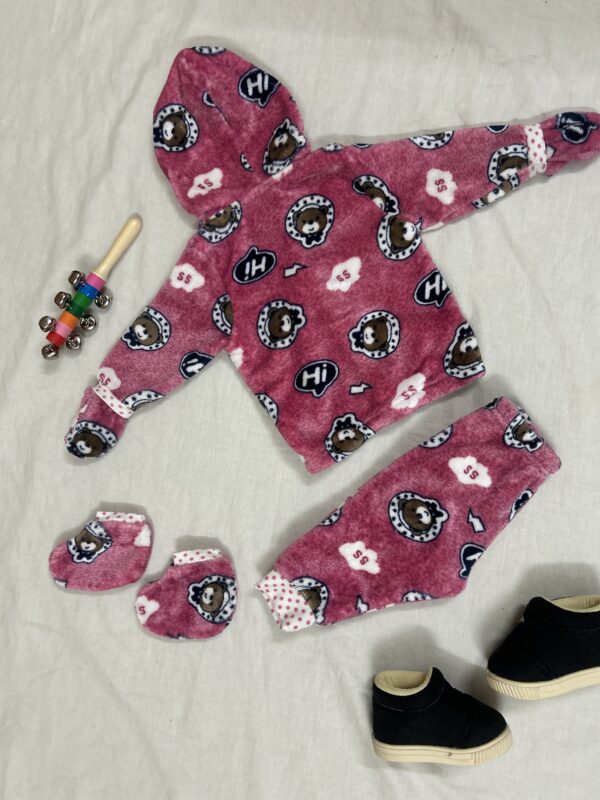 Pink Winter Suit Set 2