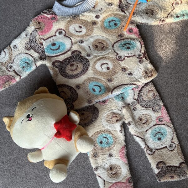 Multicolor Teddy Bear Winter Set