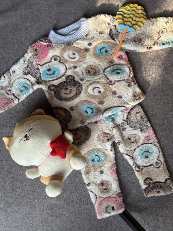 Multicolor Teddy Bear Winter Set