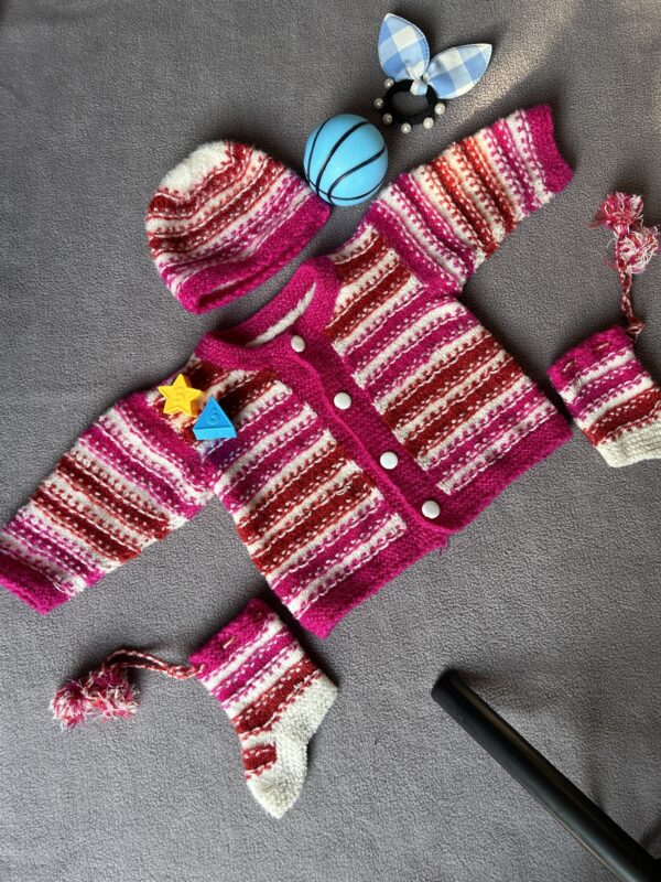 Tri Color Sweater Set